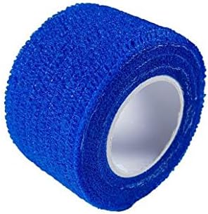 Fingerschnellverband, wasserfest, selbsthaftend, elastisch, 2,5 cm x 5 m, blau