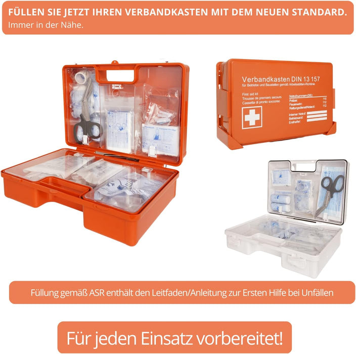 Nachfüllset DIN 13157:2021 für Erste-Hilfe Koffer & Verbandkasten