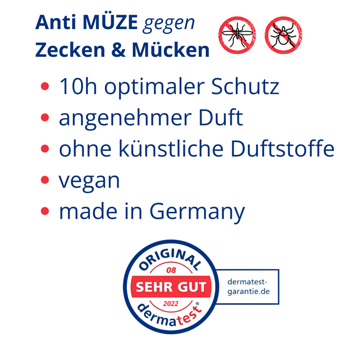 OPTIMED ANTI MÜZE -  MÜcken ZEcken Schutz Spray 100ml