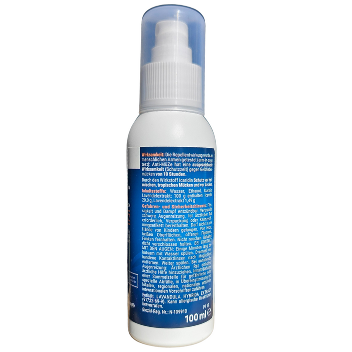 OPTIMED ANTI MÜZE -  MÜcken ZEcken Schutz Spray 100ml