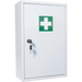 Erste Hilfe Verbandschrank Metall (leer) - Sicherheitsschloss - 37 x 30 x 14 cm